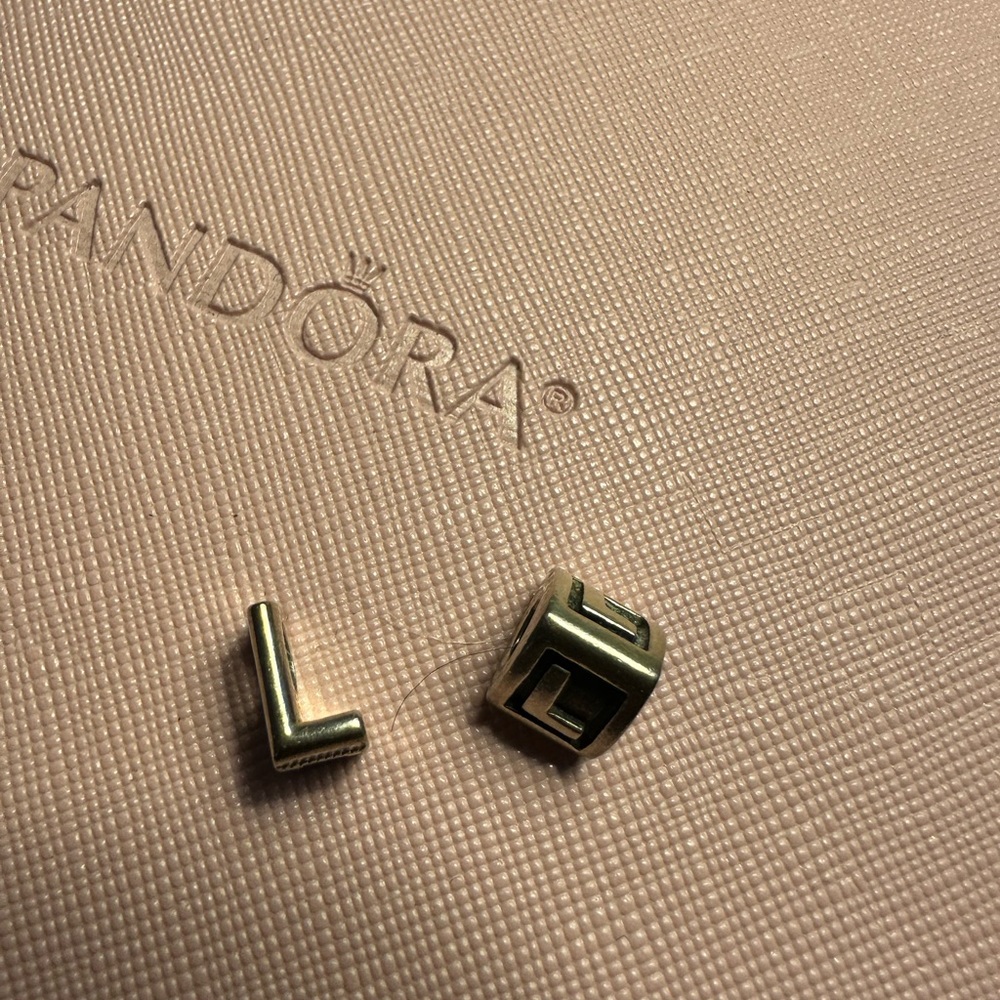 L Pandora charms sterling silver